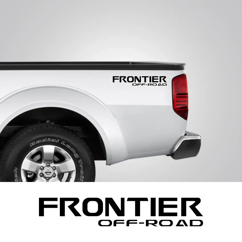 Trunk Bed Side Decal for Nissan Frontier | Custom Vinyl Truck Graphic 2-Pack