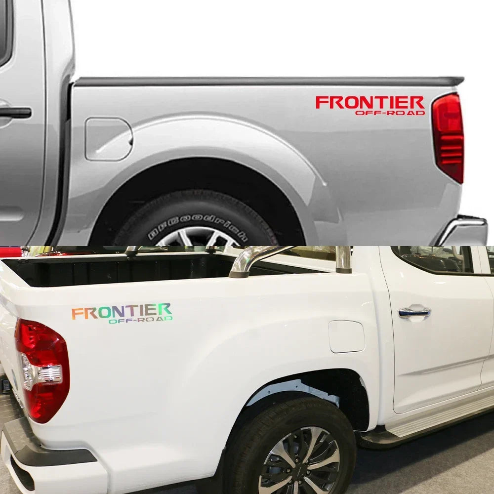 Trunk Bed Side Decal for Nissan Frontier | Custom Vinyl Truck Graphic 2-Pack