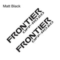 Trunk Bed Side Decal for Nissan Frontier | Custom Vinyl Truck Graphic 2-Pack